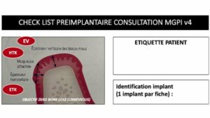 check list pre-implantaire parodontiste cabinet gregoire chevalier parodontie paris 11